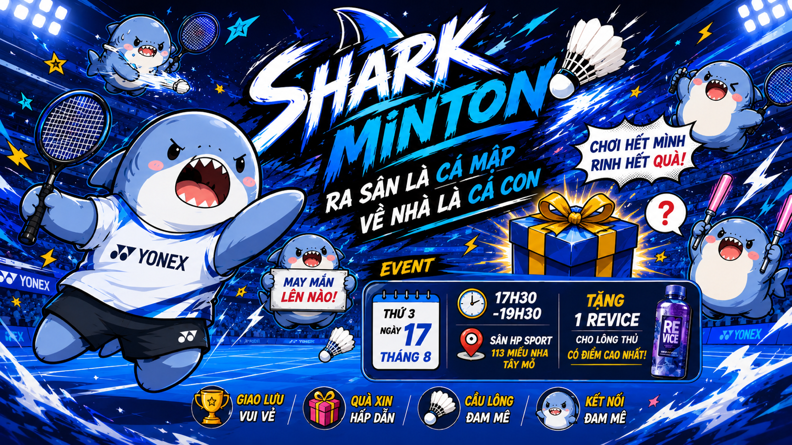 EVENT T3 CÁ MẬP CON