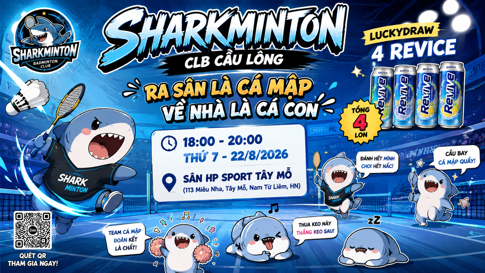 SHARKMINTON T7 LUCKY