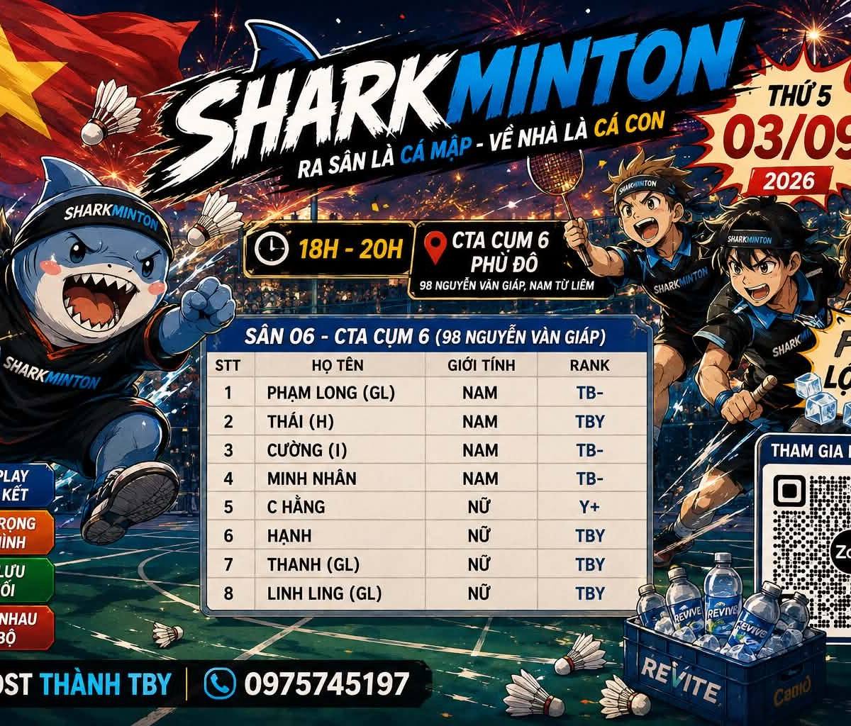 18-20H Sharkminton CTA6