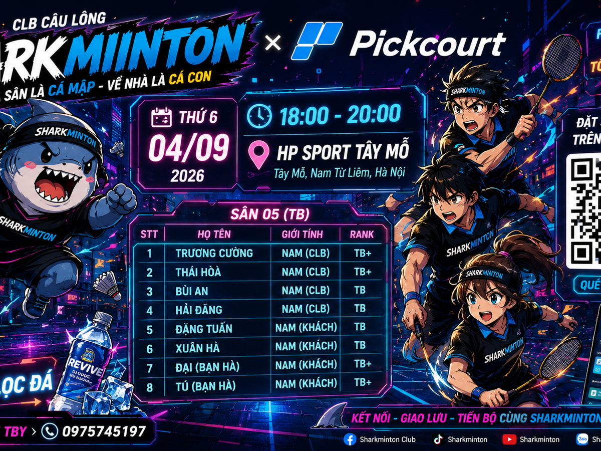 SHATKMINTON Friday