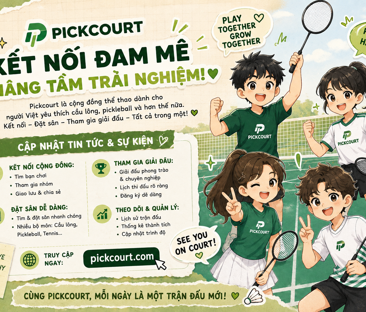 Pickcourt championship